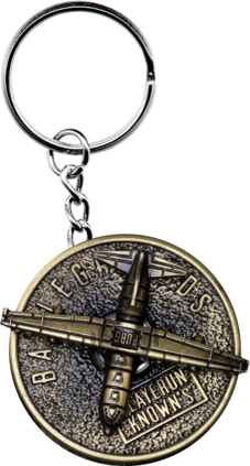 Pubg plane - Rotating Keychain Medal