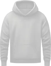 Hoodie - White - Plain
