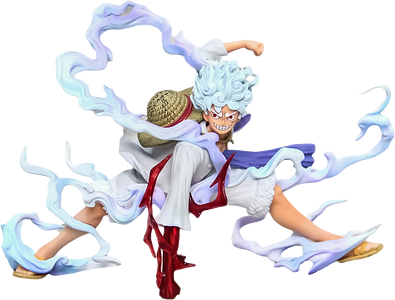 One Piece Luffy Gear 5 Nika Straw Hat Pirate Fist - Figure