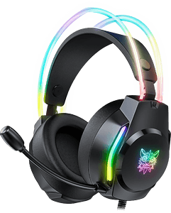 سماعات العاب اونيكوما X26 أر جي بي - أسود