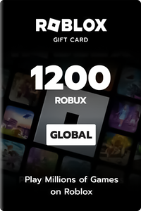 Roblox Card 1200 Robux Key Global
