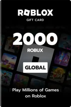 Roblox Card 2000 Robux Key Global