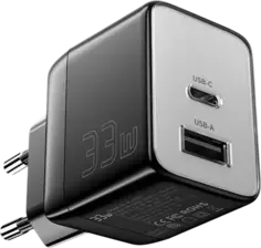 إيساجر شاحن ECT33W - LJB01-Z بقوة 33 وات - اسود 