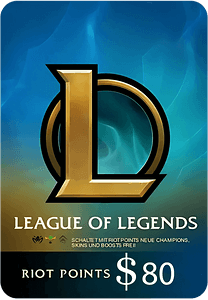 League of Legends (LoL) Gift Card - 80 (USA) 