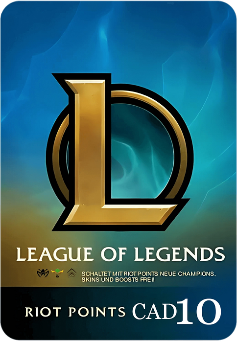 League of Legends (LoL) Gift Card - 10 CAD Canada  for sale in Emirates from Games2all