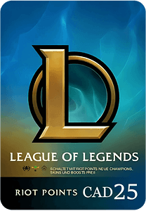 League of Legends (LoL) Gift Card - 25 CAD Canada