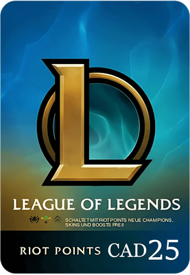 League of Legends (LoL) Gift Card - 25 CAD Canada