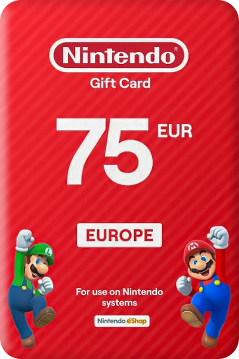 Nintendo E-Shop 75€ Gift Card - EUR  for sale in Emirates from Games2all