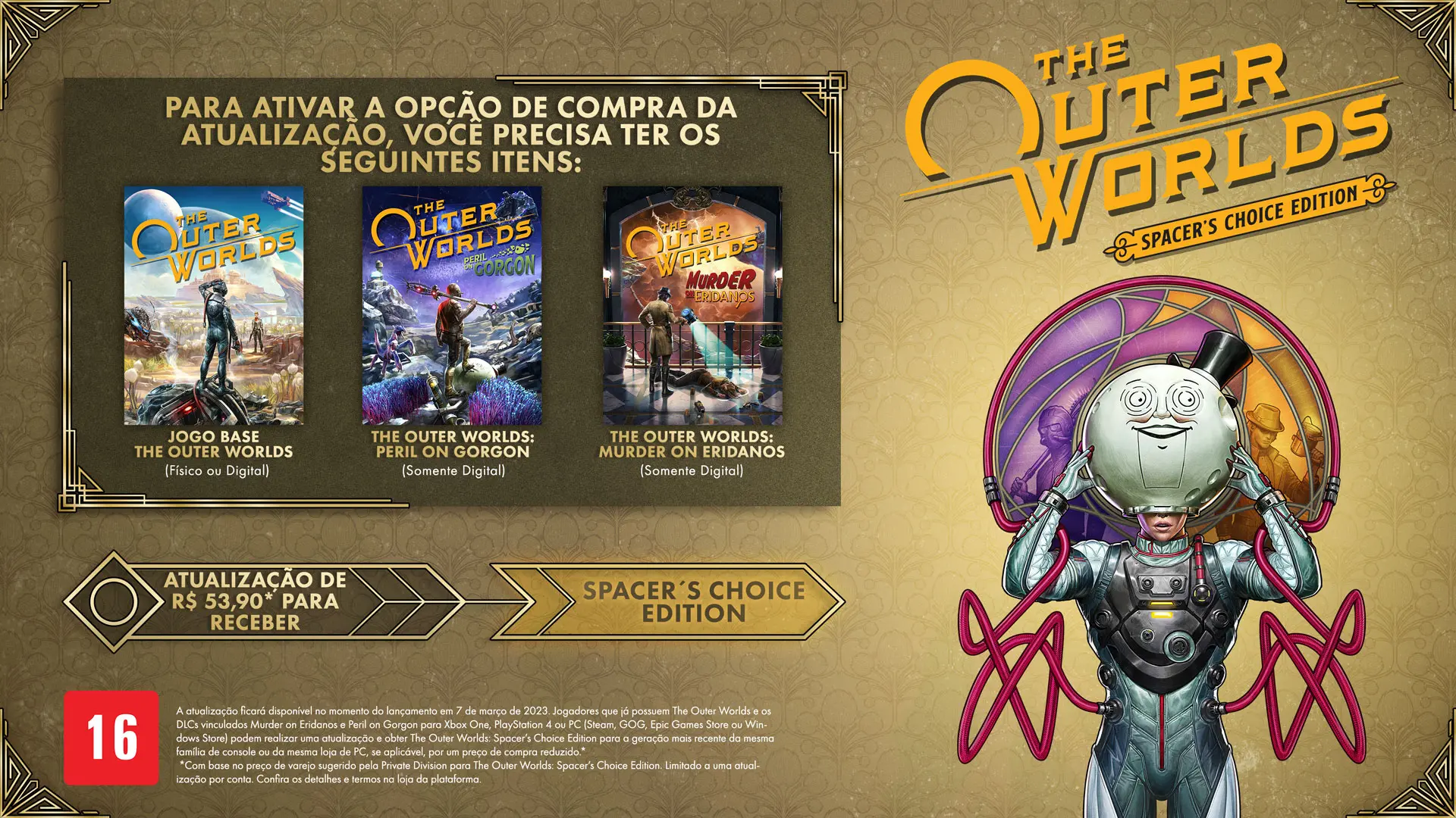 The Outer Worlds: Spacer’s Choice Upgrade (Steam)  for sale in Emirates from Games2all