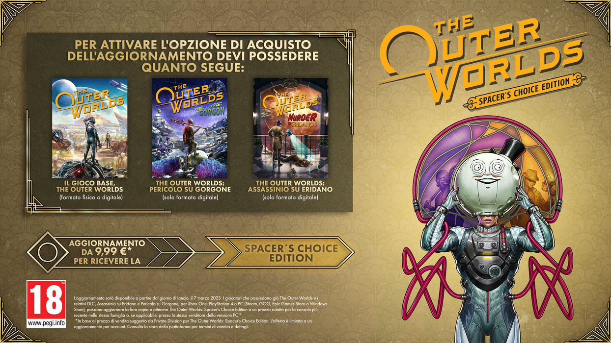 The Outer Worlds: Spacer’s Choice Upgrade (Steam)  for sale in Emirates from Games2all