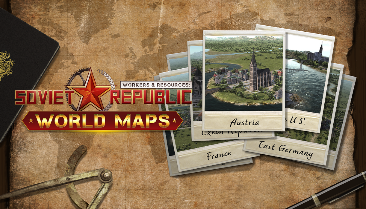 Workers & Resources: Soviet Republic - World Maps  for sale in Emirates from Games2all