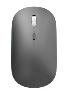 ماوس أعمال فوريف لاسلكي بأزرار ناعمة وهادئة - رمادي