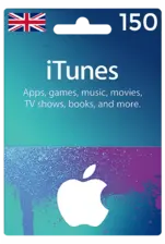 Apple iTunes Gift Card United Kingdom 150 GBP UK iTunes -  for sale in Emirates from Games2all