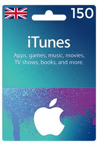 Apple iTunes Gift Card United Kingdom 150 GBP UK iTunes -  for sale in Emirates from Games2all