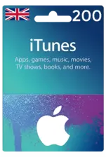 Apple iTunes Gift Card United Kingdom 200 GBP UK iTunes -  for sale in Emirates from Games2all