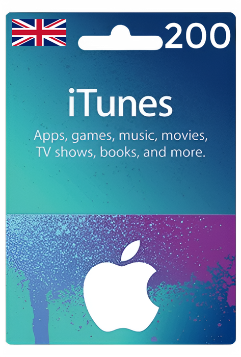 Apple iTunes Gift Card United Kingdom 200 GBP UK iTunes  for sale in Emirates from Games2all