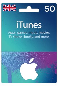 Apple iTunes Gift Card United Kingdom 50 GBP UK iTunes	 -  for sale in Emirates from Games2all