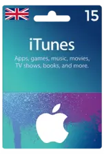 Apple iTunes Gift Card United Kingdom 15 GBP UK iTunes -  for sale in Emirates from Games2all
