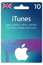 Apple iTunes Gift Card United Kingdom 10 GBP UK iTunes -  for sale in Emirates from Games2all
