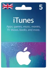 Apple iTunes Gift Card United Kingdom 5 GBP UK iTunes -  for sale in Emirates from Games2all
