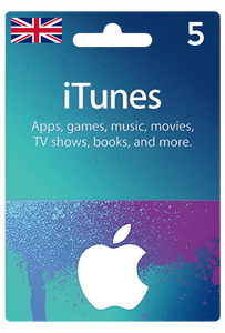 Apple iTunes Gift Card United Kingdom 5 GBP UK iTunes -  for sale in Emirates from Games2all