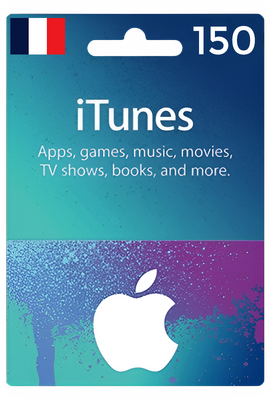 Apple iTunes Gift Card 150 Euro France