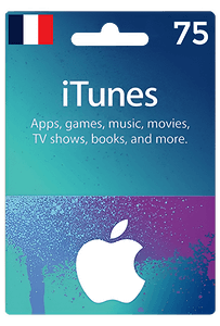 Apple iTunes Gift Card 75 Euro France