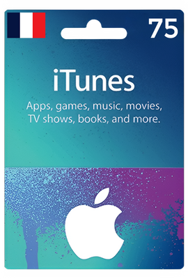 Apple iTunes Gift Card 75 Euro France
