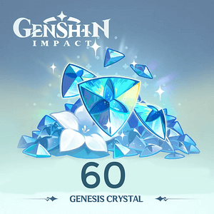 Genshin Impact Card 60 Genesis Crystals	