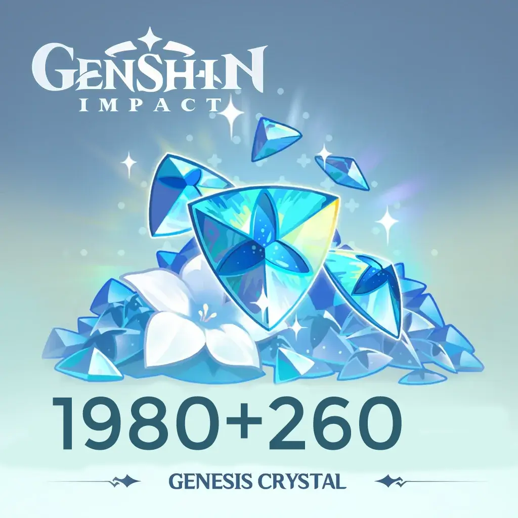 Genshin Impact Card 1980 + 260 Genesis Crystals  for sale in Emirates from Games2all