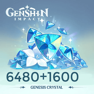 Genshin Impact Card 6480 + 1600 Genesis Crystals