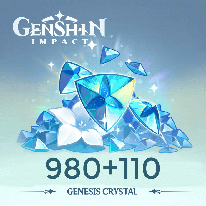Genshin Impact Card 980 + 110 Genesis Crystals Key Global  for sale in Emirates from Games2all