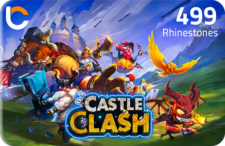 Castle Clash - 499 Rhinestones -  for sale in Emirates from Games2all