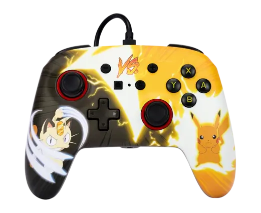 PowerA Wired Controller Pokemon Pikachu vs. Meowth - Nintendo Switch