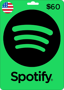 Spotify Wallet Gift Card - USA - $60