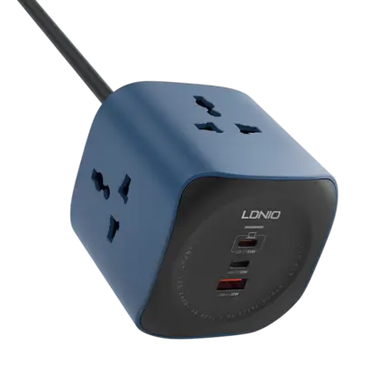 LDNIO SC3319 Plug Socket Power Strip 6 in 1 With 3 Outlets 3 Ports
