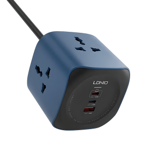 LDNIO SC3319 Plug Socket Power Strip 6 in 1 With 3 Outlets 3 Ports