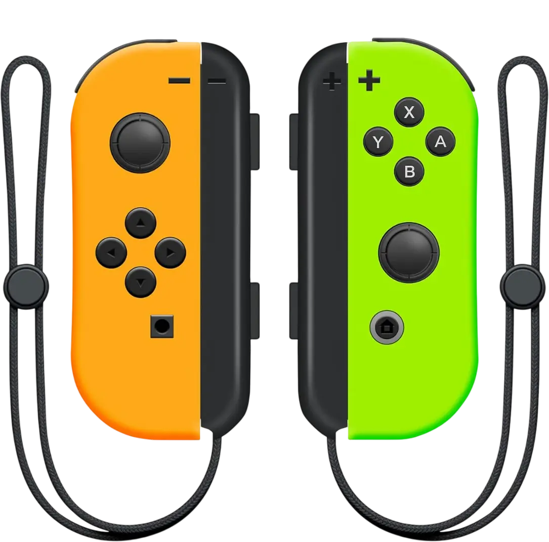 Joy-Con Neon Orange Neon Green Nintendo Switch  for sale in Emirates from Games2all