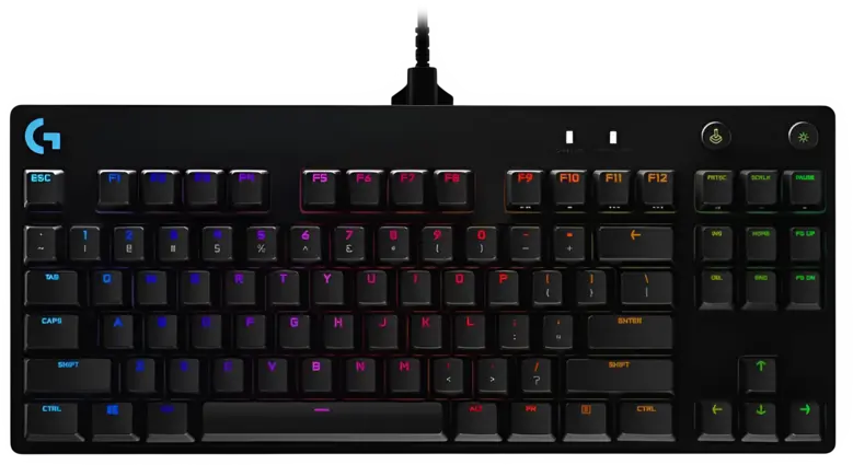 Logitech G PRO Mechanical RGB Gaming Keyboard - Black