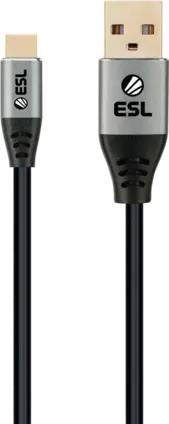 ESL Gaming Cable PS5 & Xbox Charging - 2m - USB & USB-C
