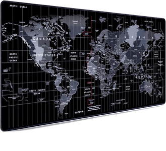 باده ماوس الألعاب باللون الرمادي من ورلد ماب - مقاس اكس اكس لارج ار جي بي 