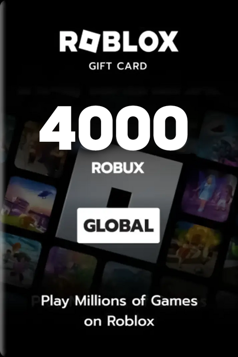 Roblox Card 4000 Robux Key Global  for sale in Emirates from Games2all