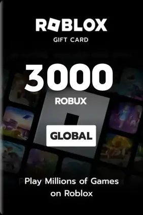 Roblox Card 3000 Robux Key Global
