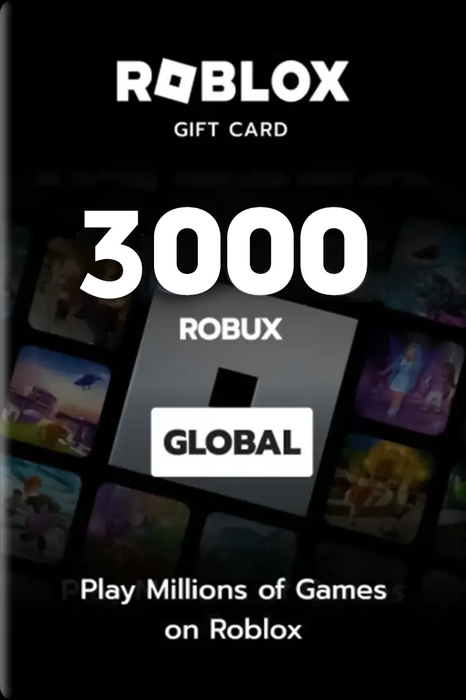 Roblox Card 3000 Robux Key Global  for sale in Emirates from Games2all
