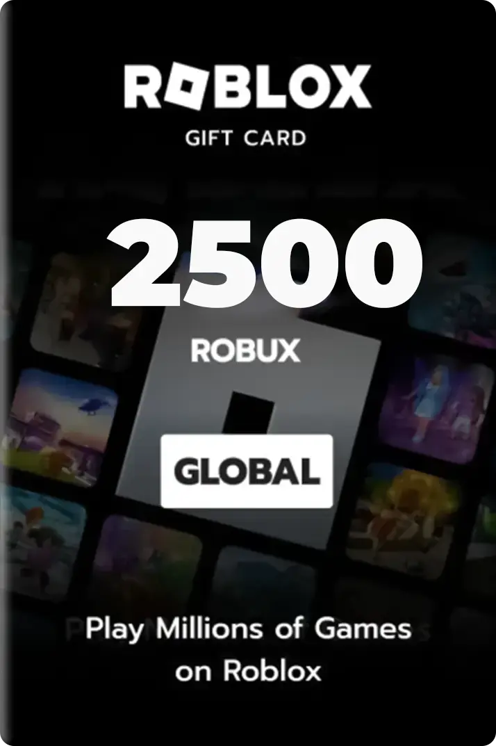 Roblox Card 2500 Robux Key Global  for sale in Emirates from Games2all