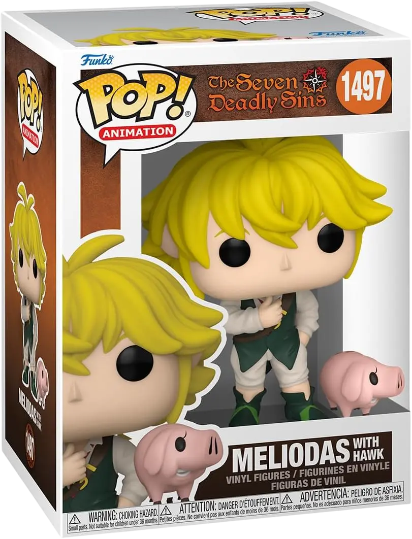 Funko Pop! Anime: The Seven Deadly Sins - Meliodas with Hawk  for sale in Emirates from Games2all