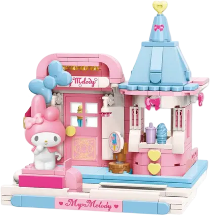 Keeppley Sanrio My Melody Street Scenes Building Blocks