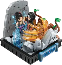 Keeppley Naruto Battle Between Uchiha Brothers Building Blocks