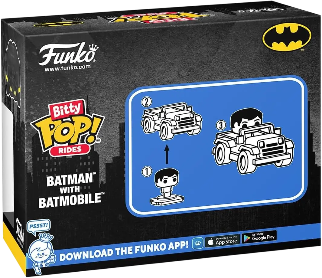 Funko Bitty Pop! Rides Super Heroes: DC - Armored Batman With Batmobile  for sale in Emirates from Games2all