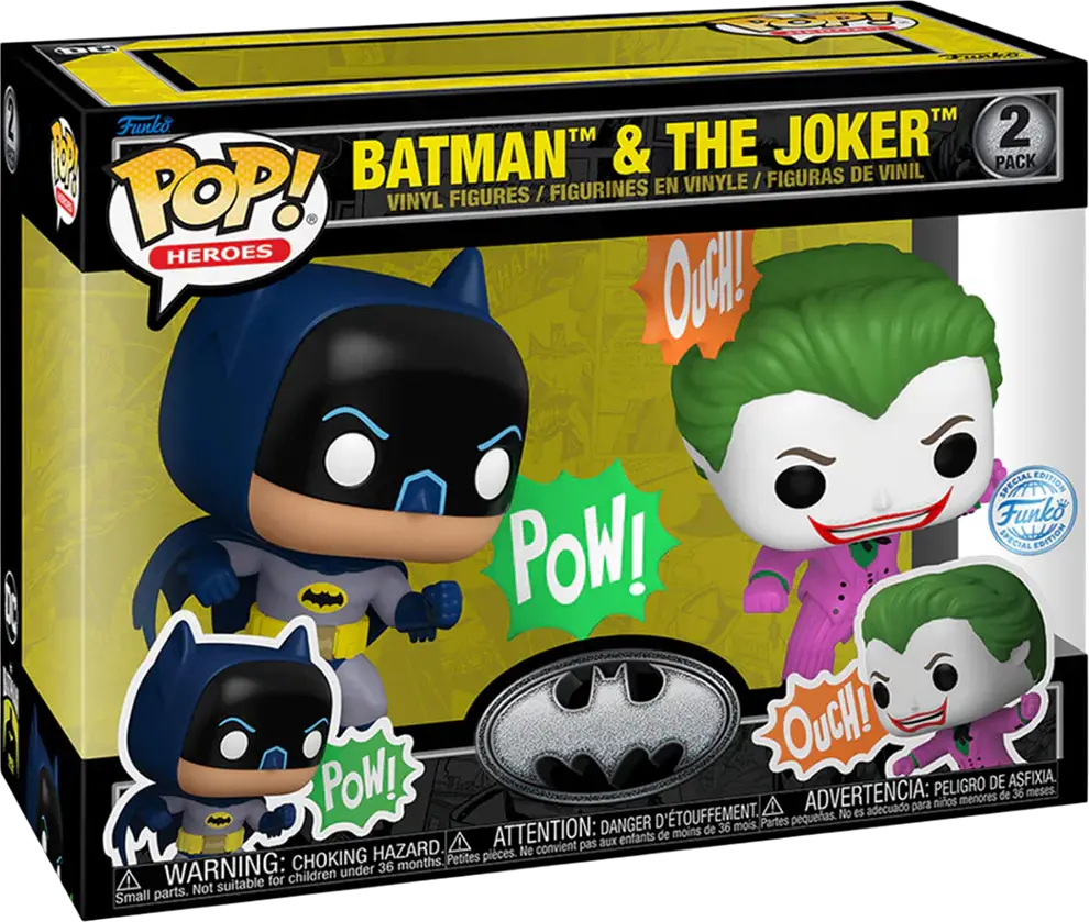 Funko Pop! Superheroes: DC - Batman 85Th Anniversary - Batman & Joker  for sale in Emirates from Games2all